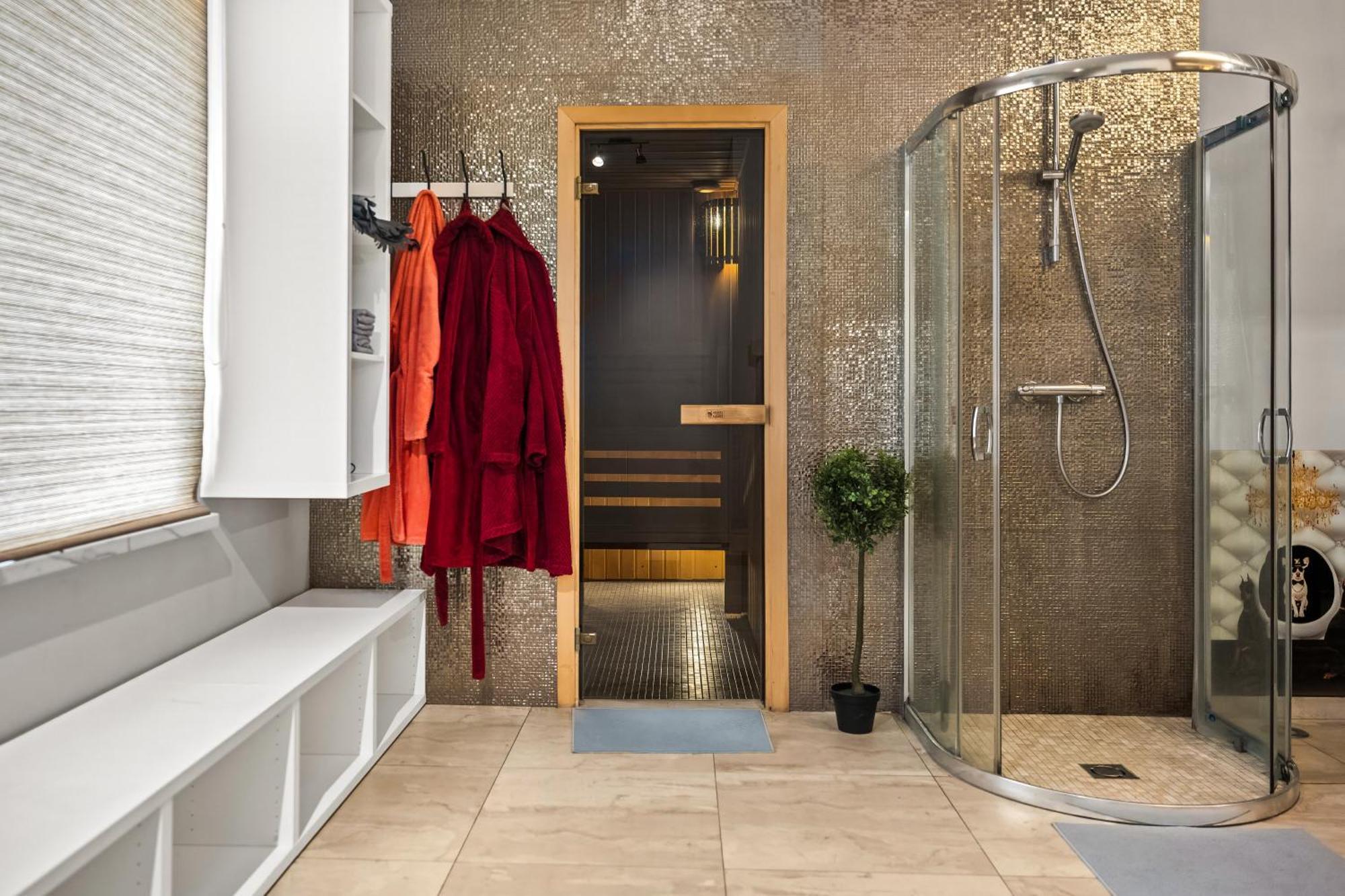 Secret Lounge - Cozy Studio With Sauna And Jacuzzi Аеропорт Вільнюс Екстер'єр фото